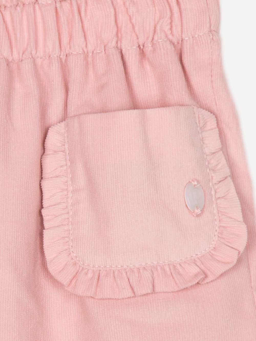Dusty pink micro-corduroy pants