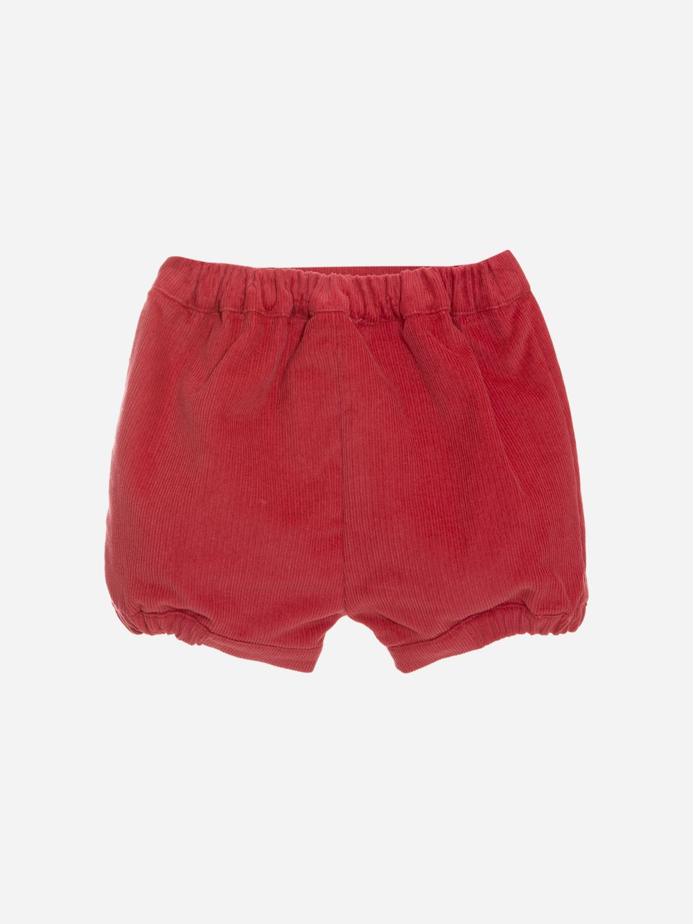 Coral corduroy shorts