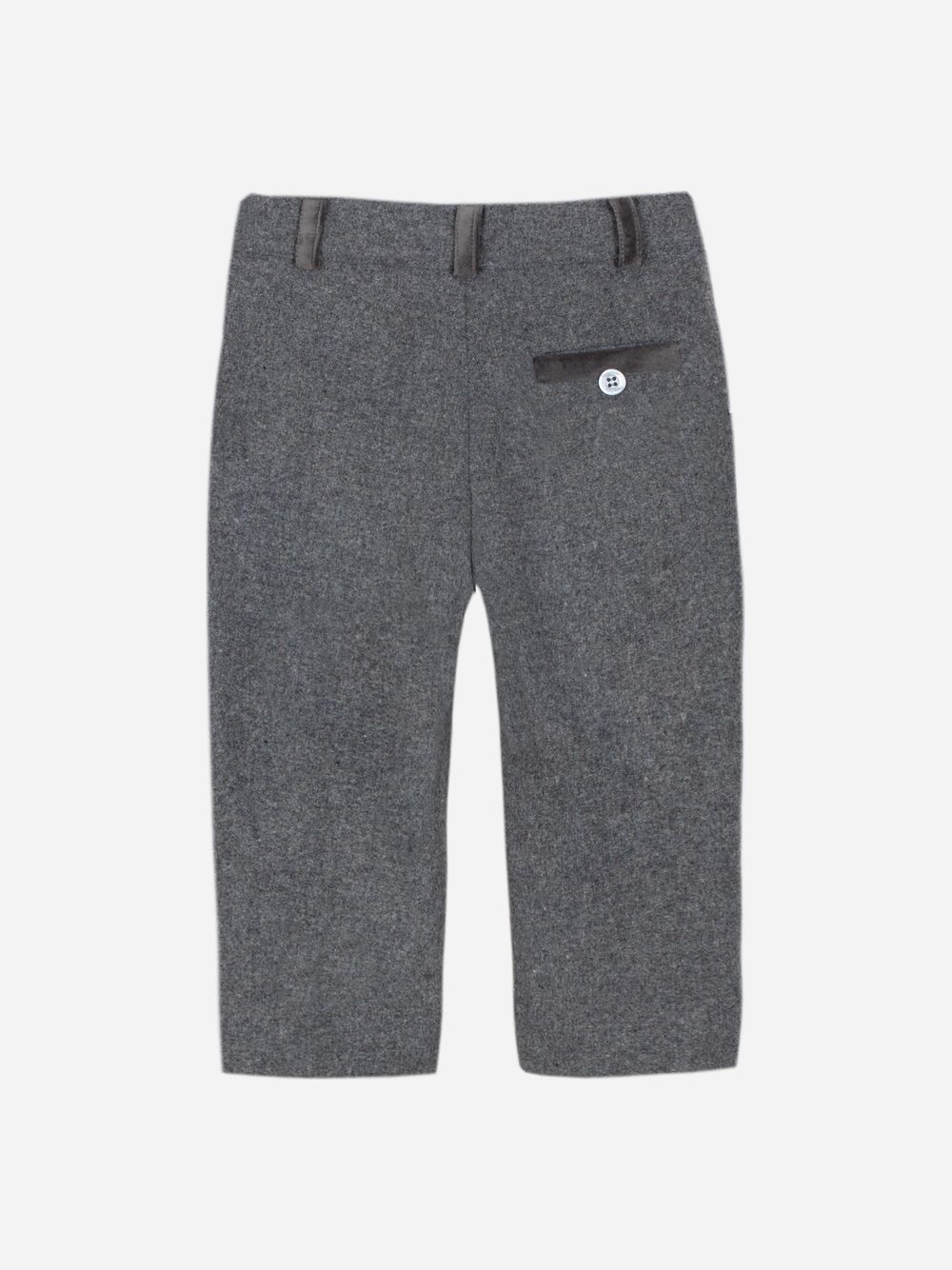 Grey pinstripes trousers