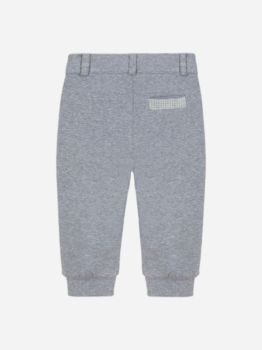 Grey cotton fleece trousers