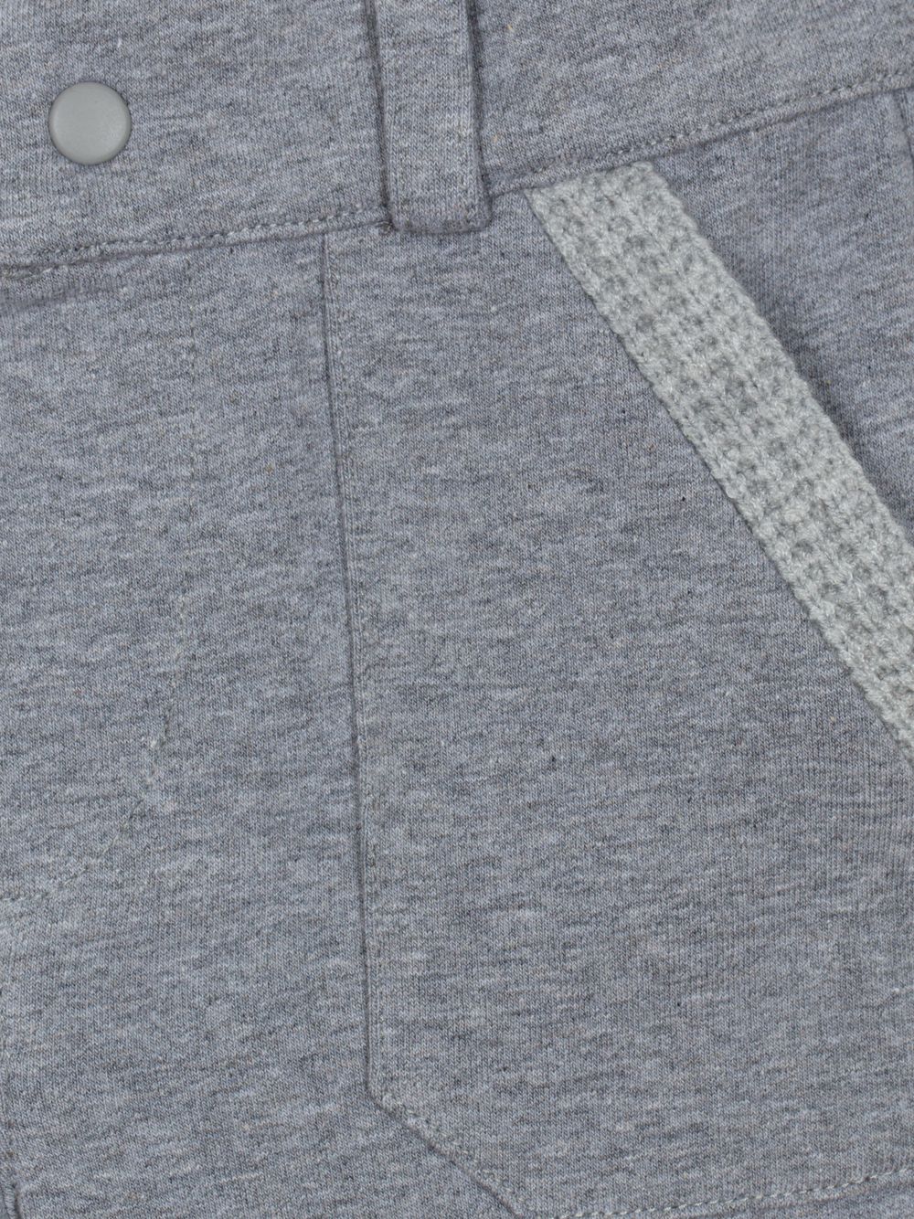Grey cotton fleece trousers
