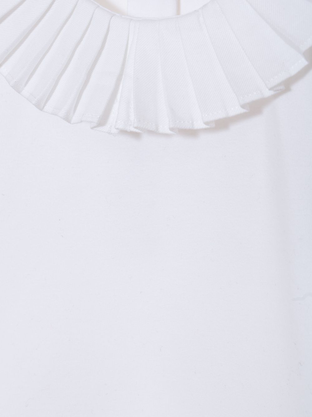 White jersey blouse
