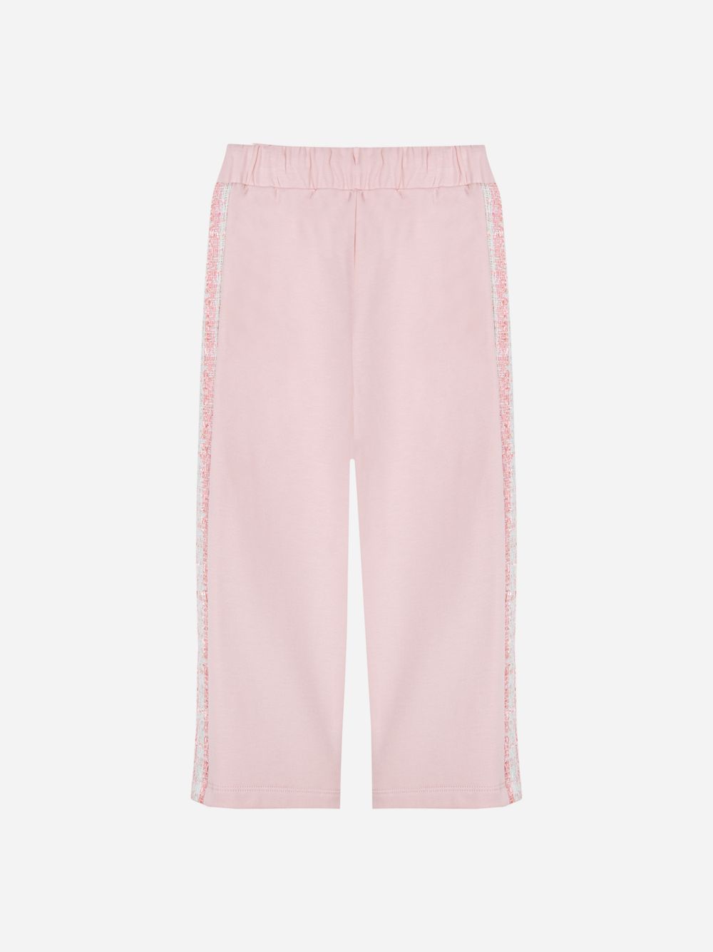 Pale pink wide leg trousers