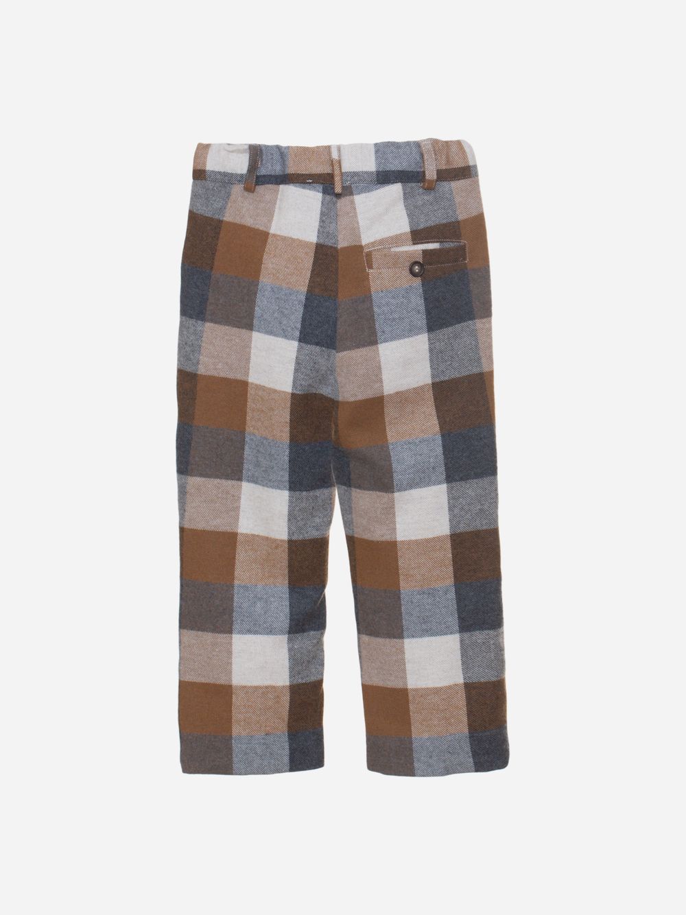 Camel and grey check pants
