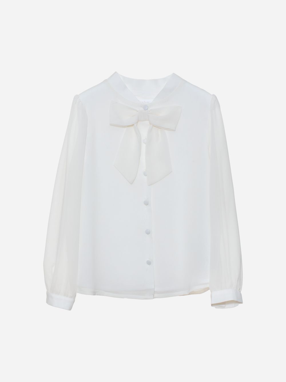 Beige chiffon blouse
