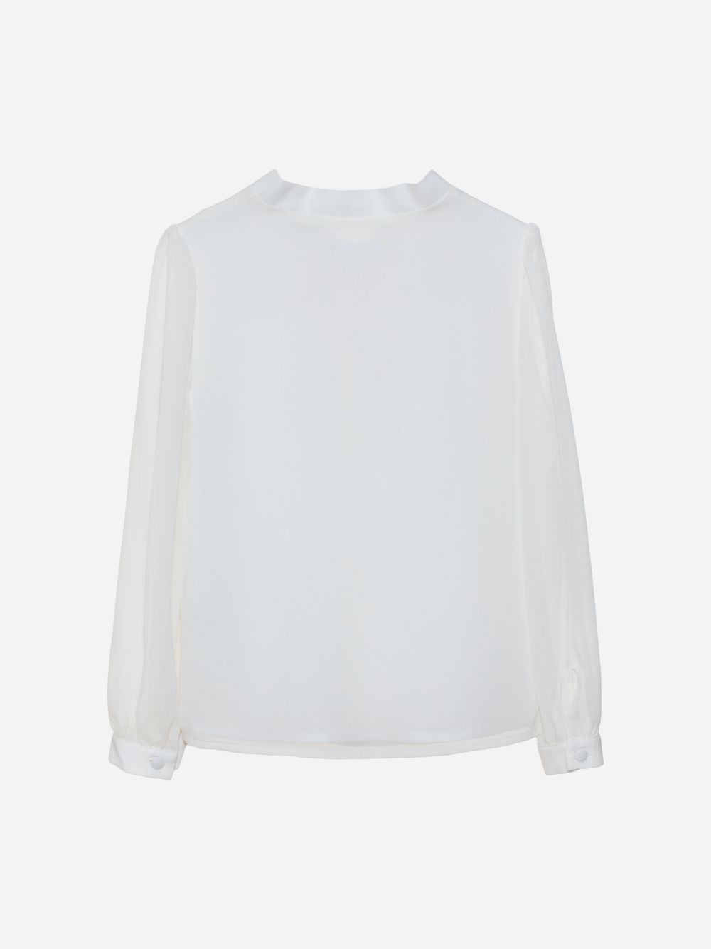 Beige chiffon blouse