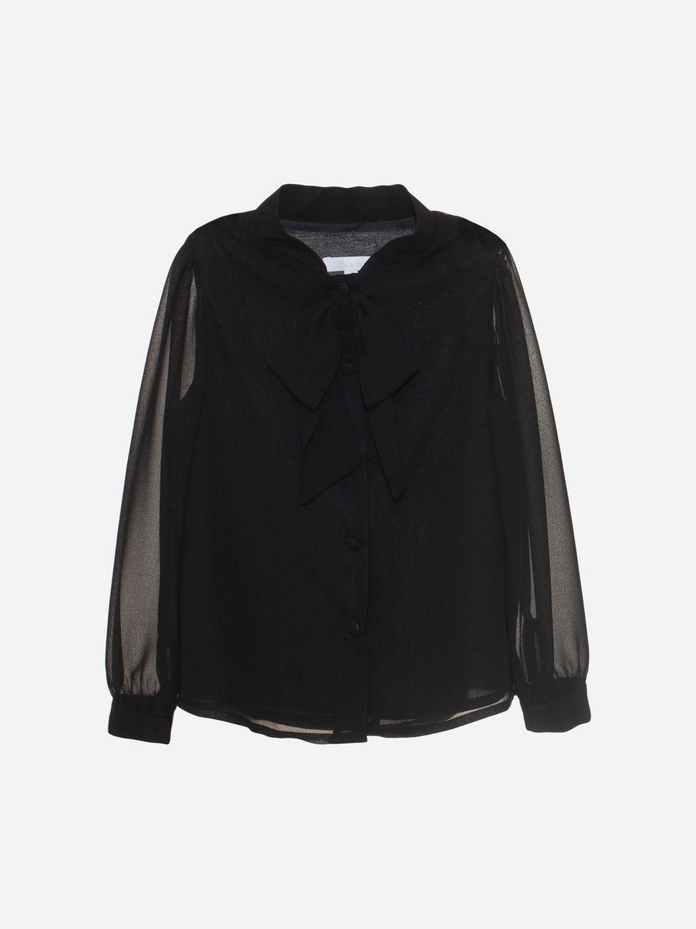 Black chiffon blouse