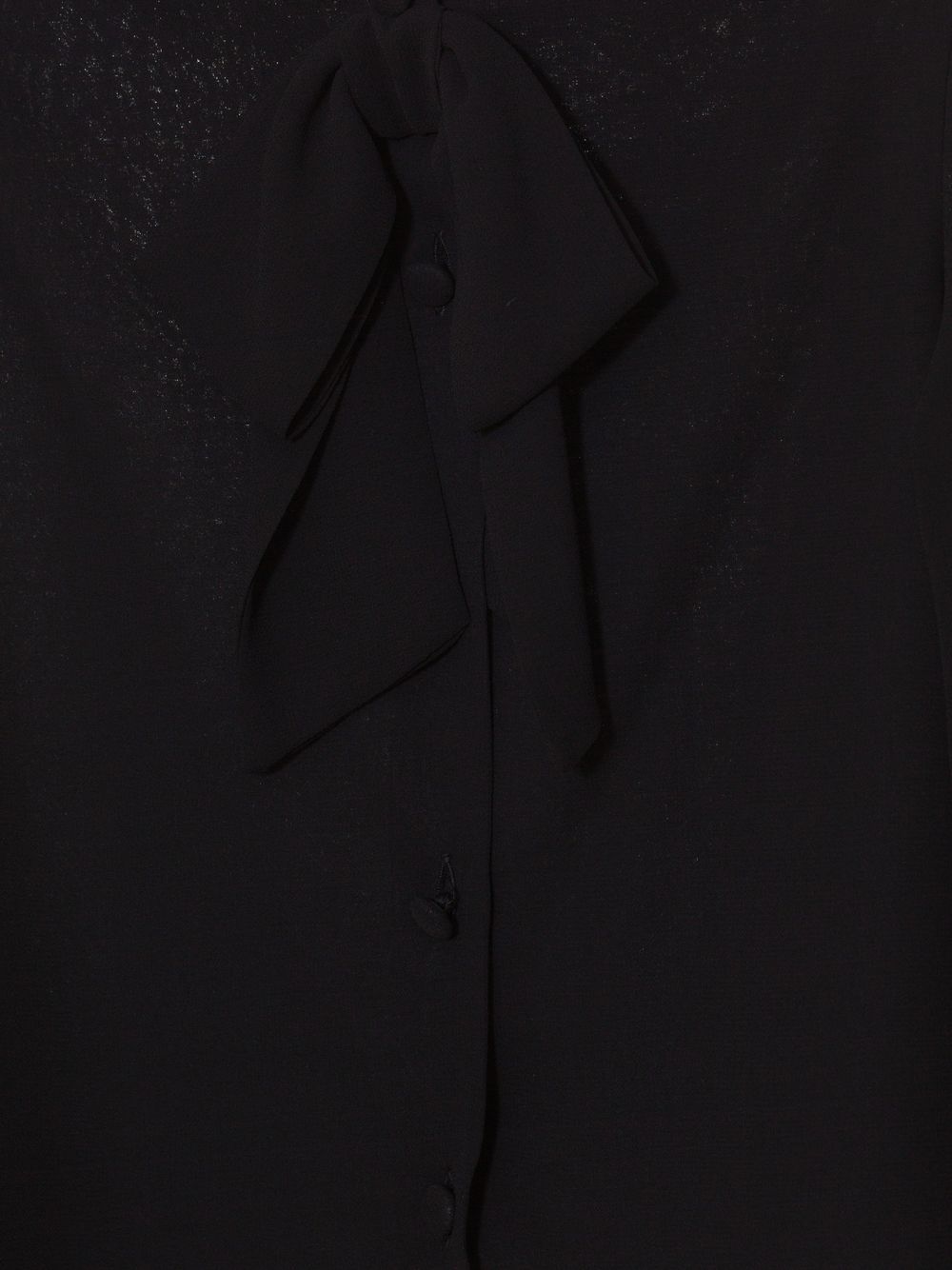 Black chiffon blouse