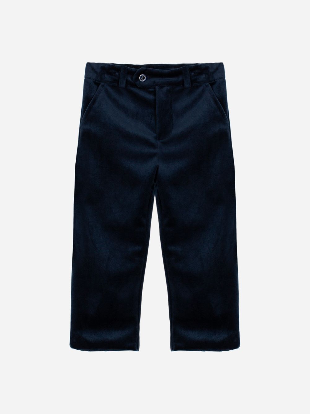 Marine velvet trousers