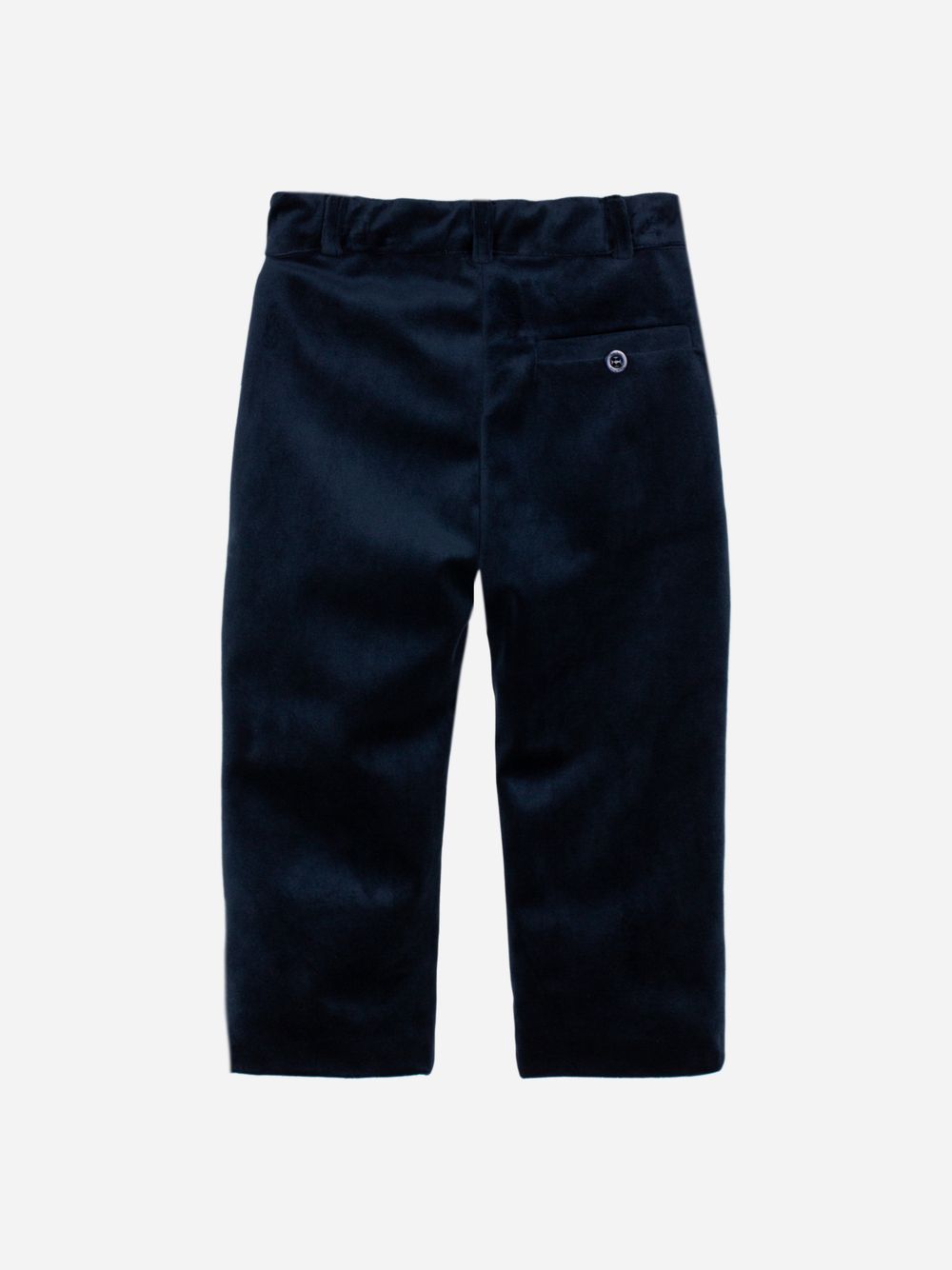 Marine velvet trousers