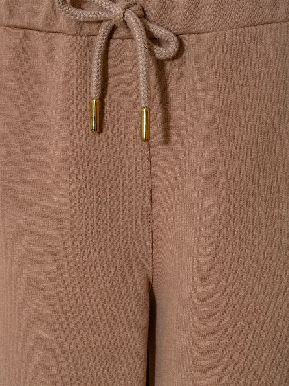 Camel wide leg joggers
