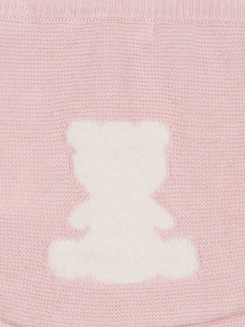 Pink knit pants with back detail