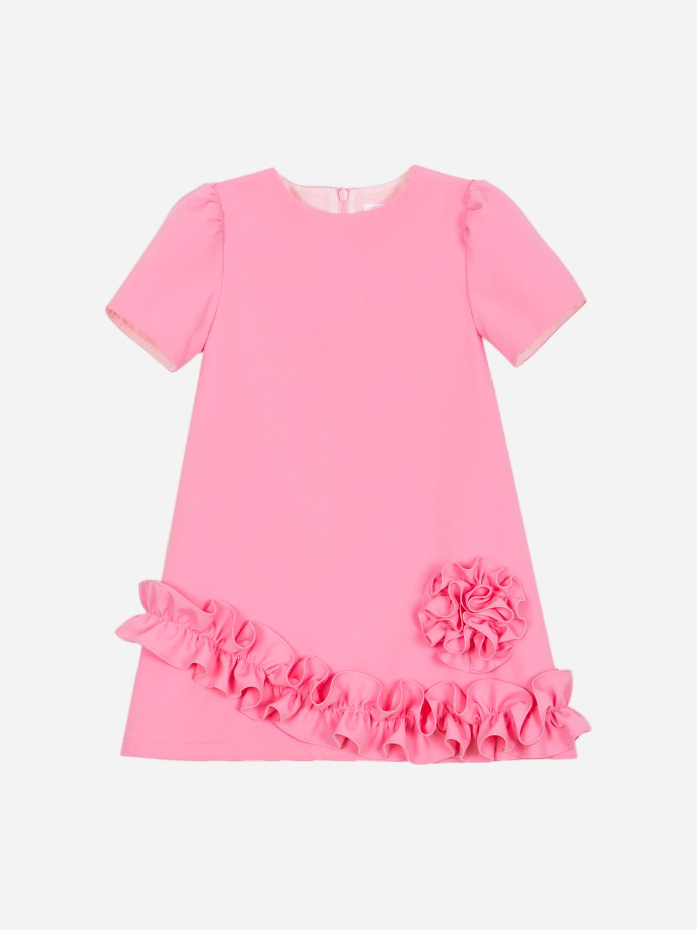 Blossom pink crepe dress