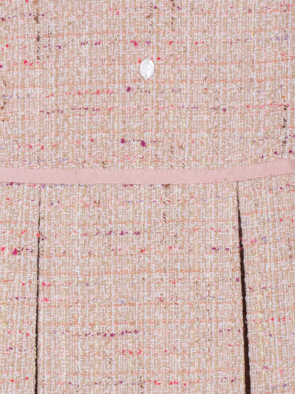 Tweed and jersey set