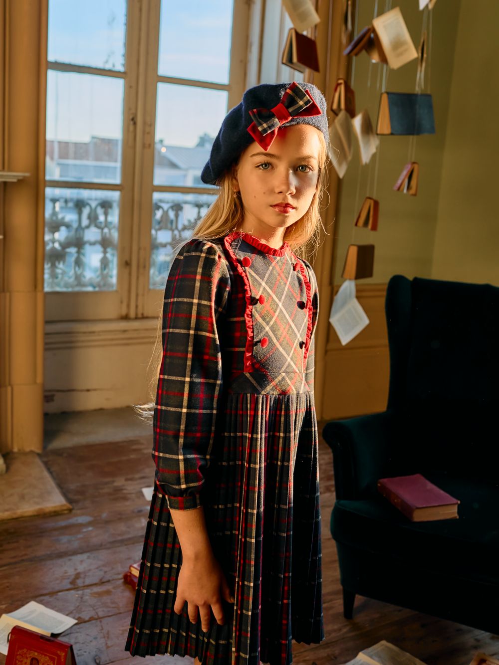 Balmoral tartan dress