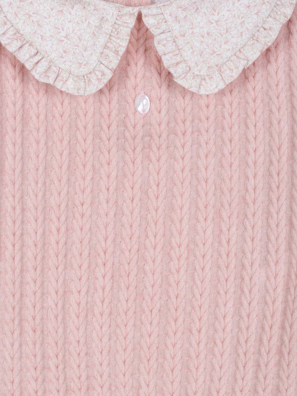 Pale pink knitted jersey set