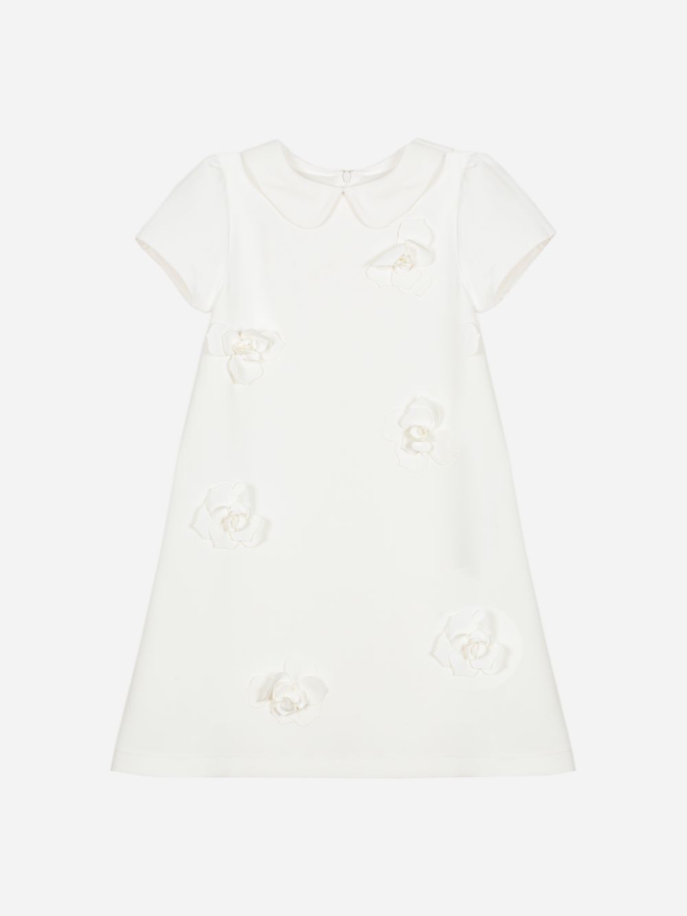 Beige dress with flowers