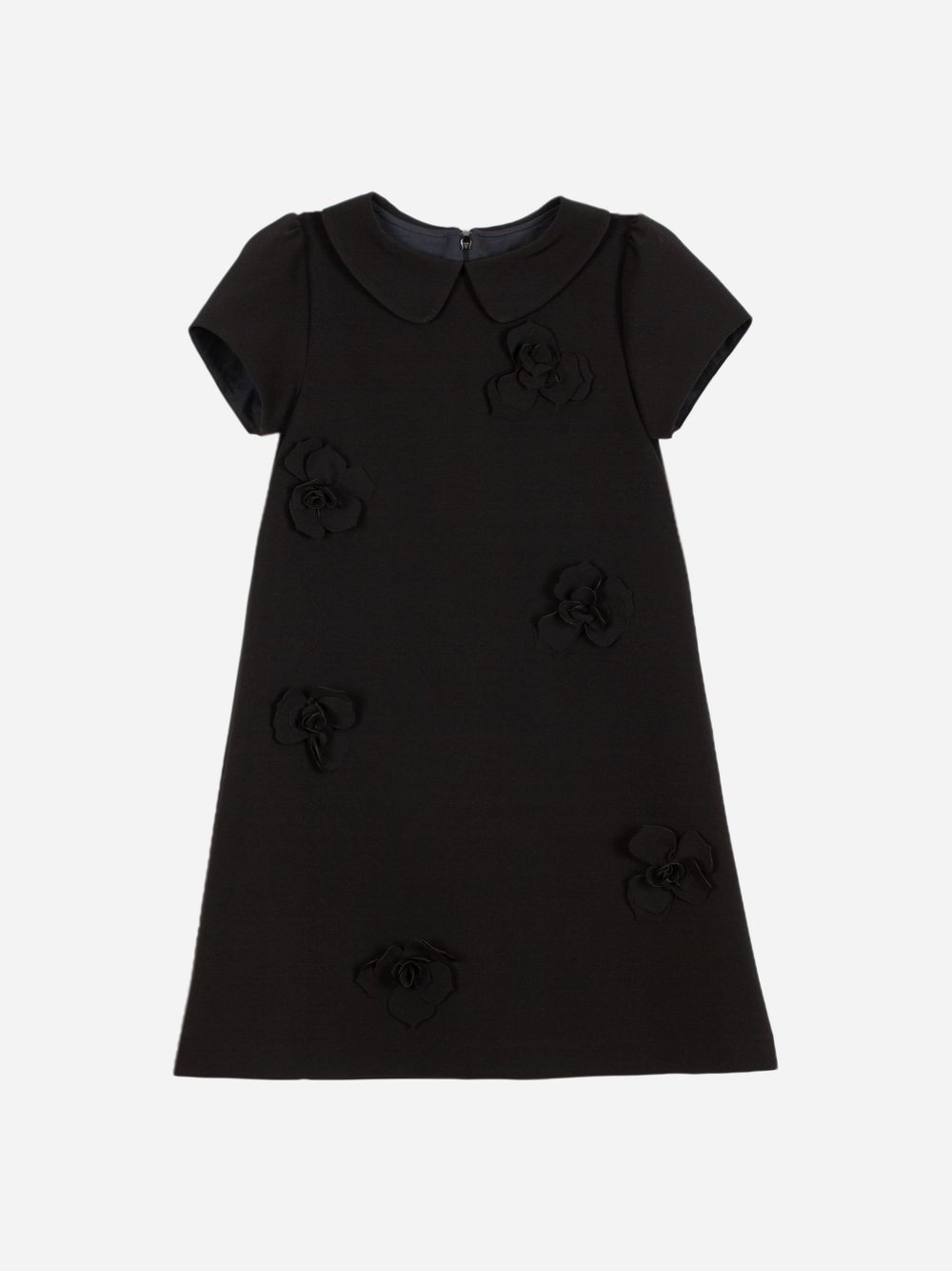 Black dress with flowers