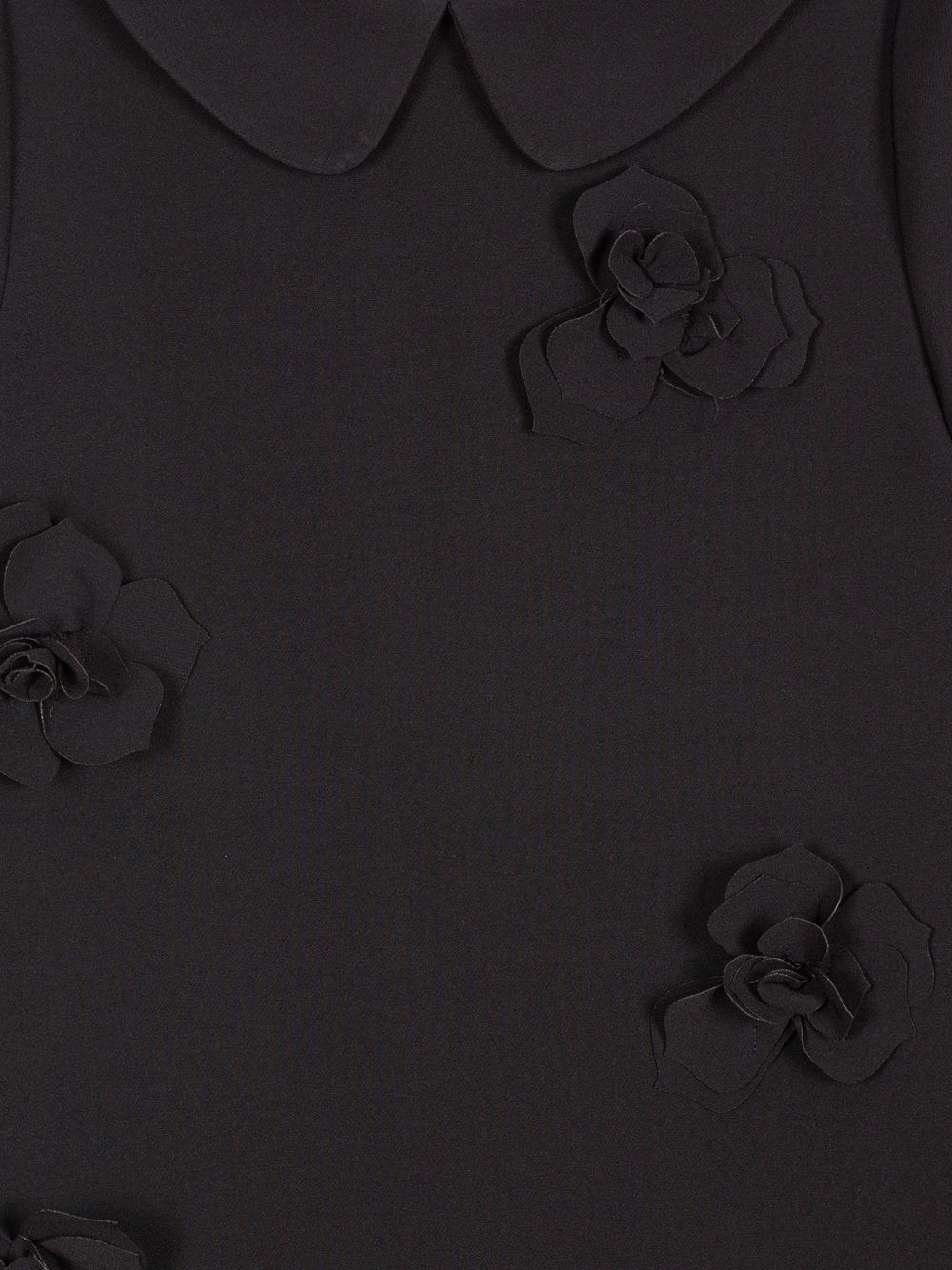 Black dress with flowers