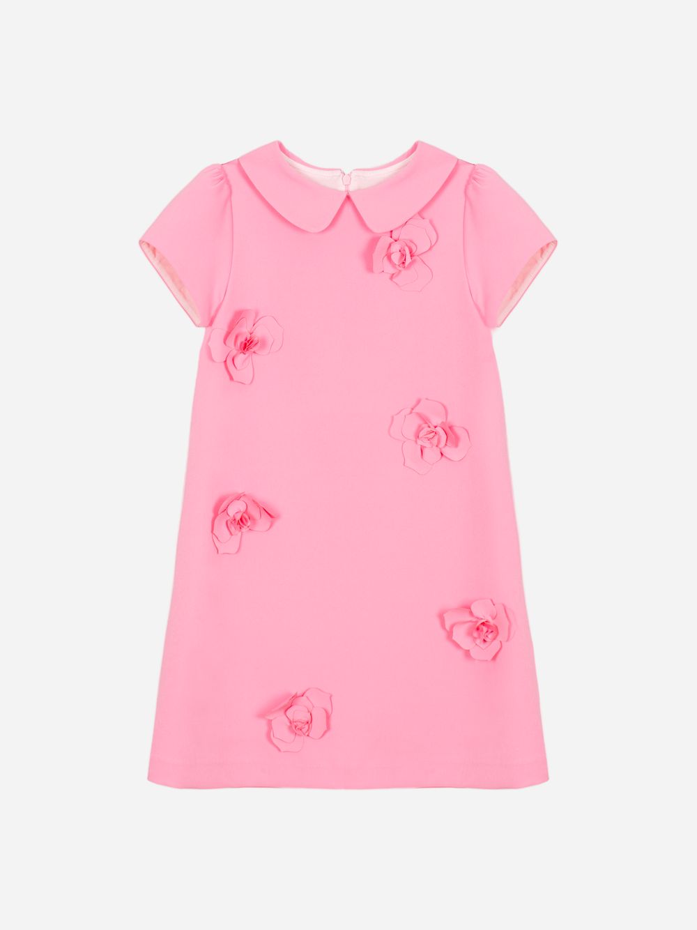 Pink dress with flowers