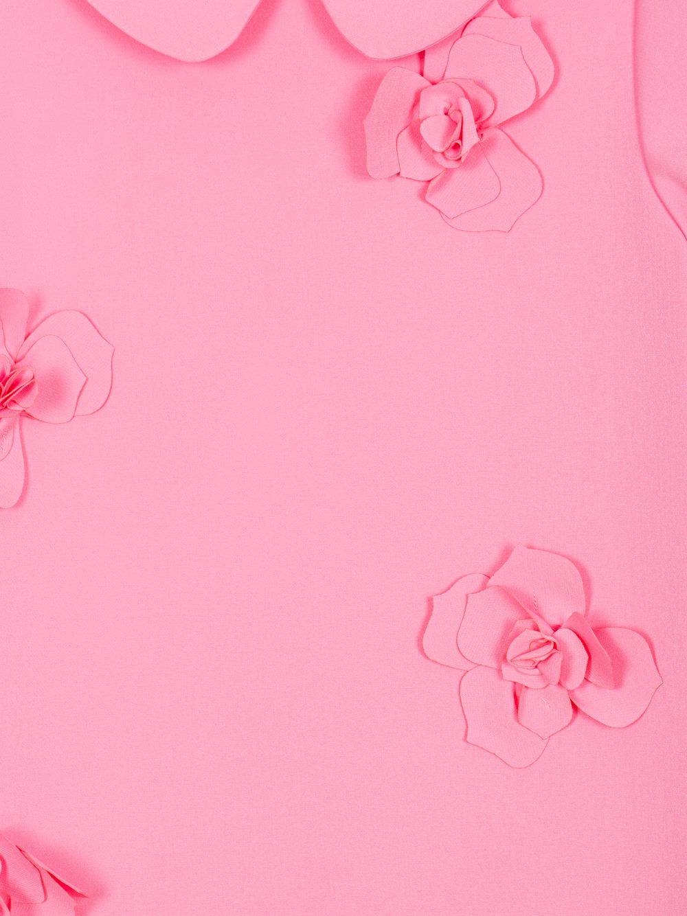 Pink dress with flowers
