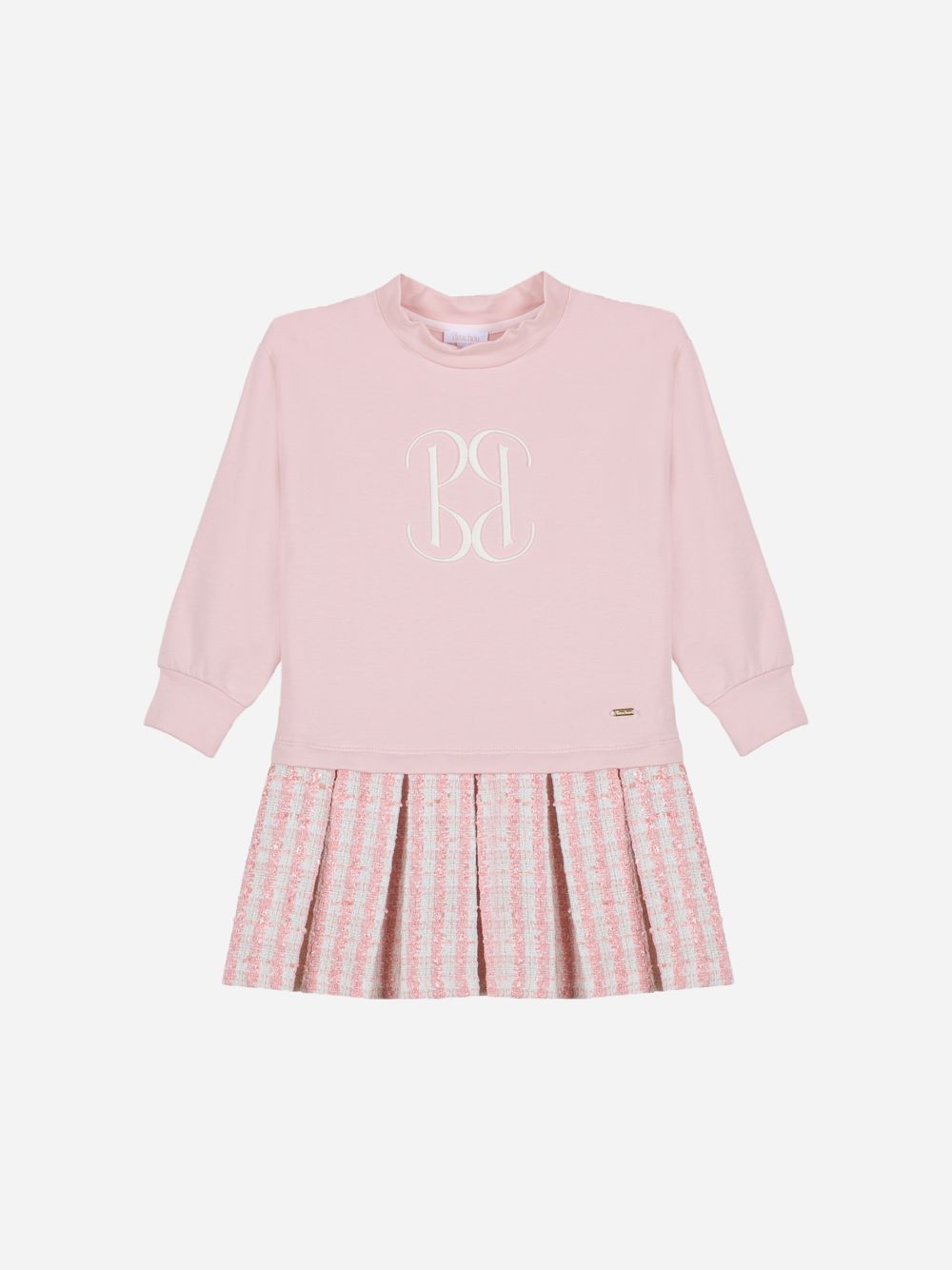 Pale pink Patachou logo dress