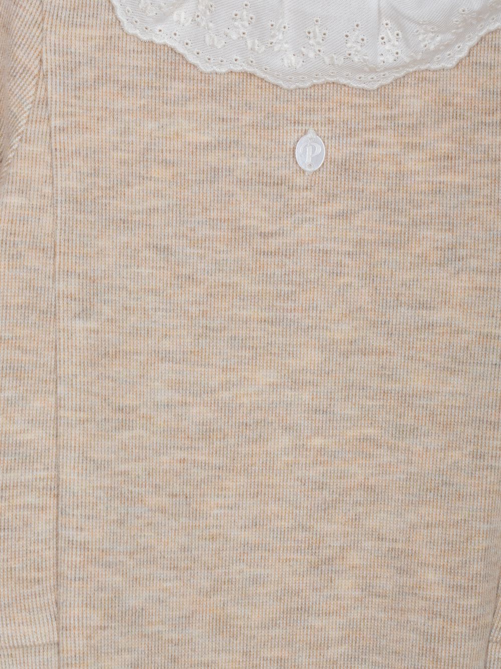 Beige melange interlock dress