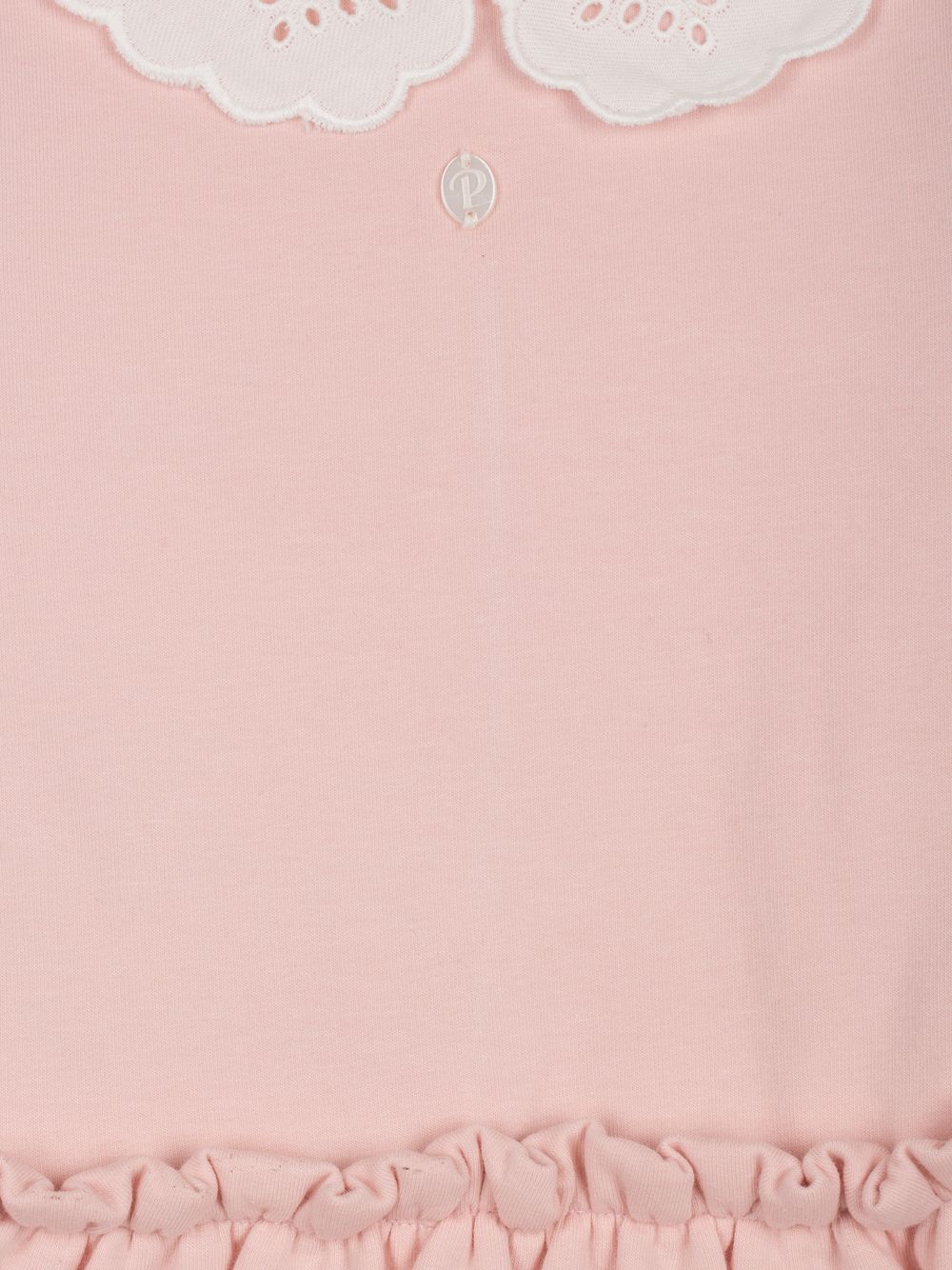 Pale pink melange interlock dress