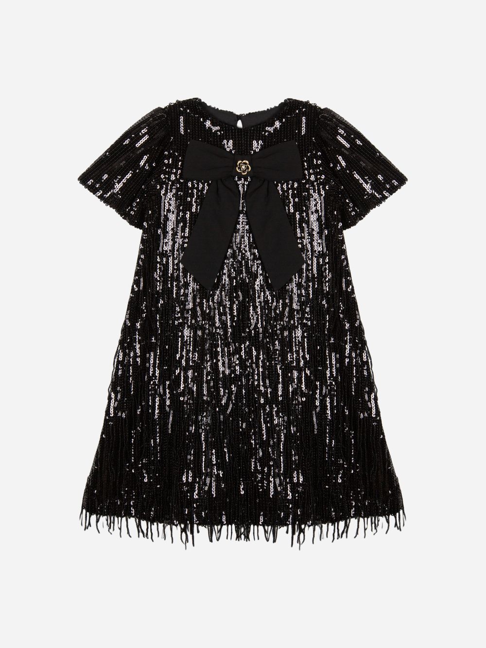 Black sequins dress