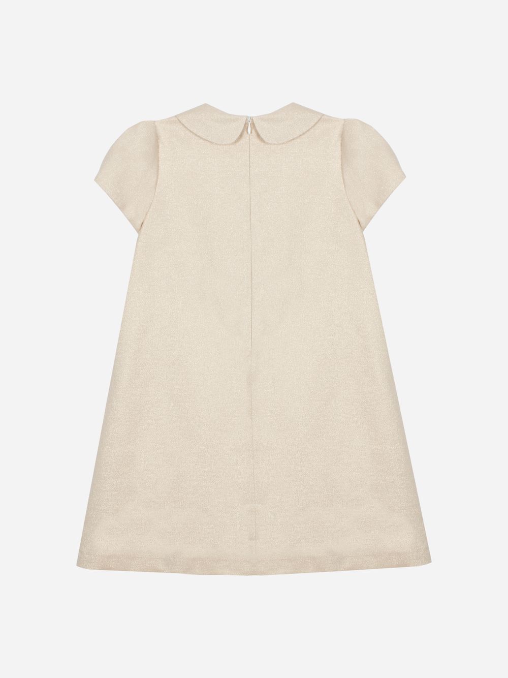 Gold and champagne lurex dress