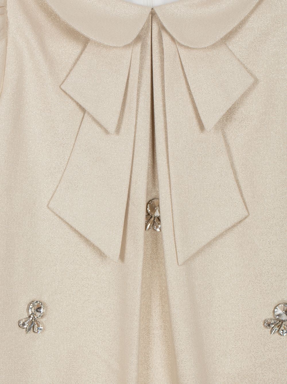Gold and champagne lurex dress
