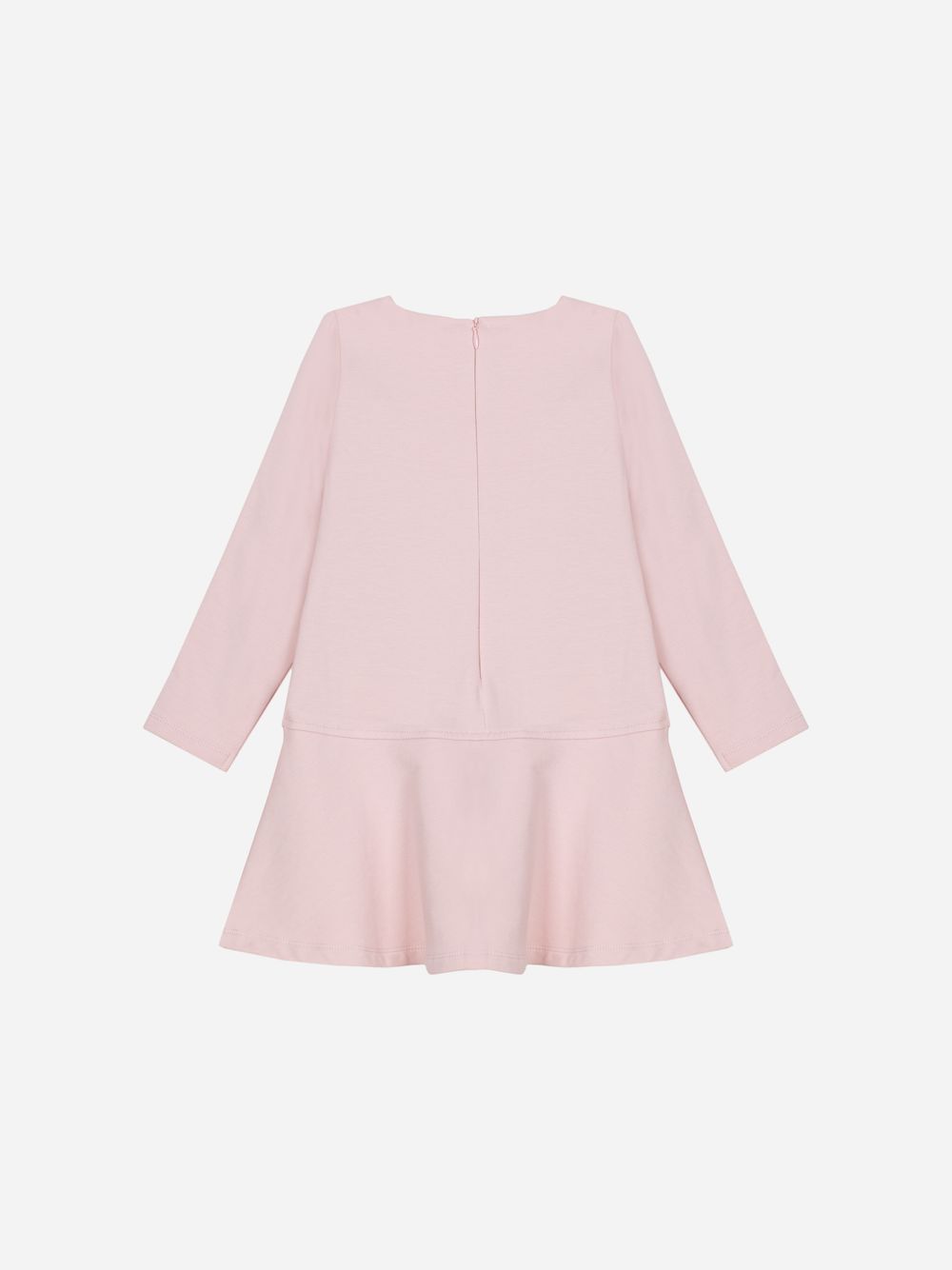 Pale pink ruffled dress