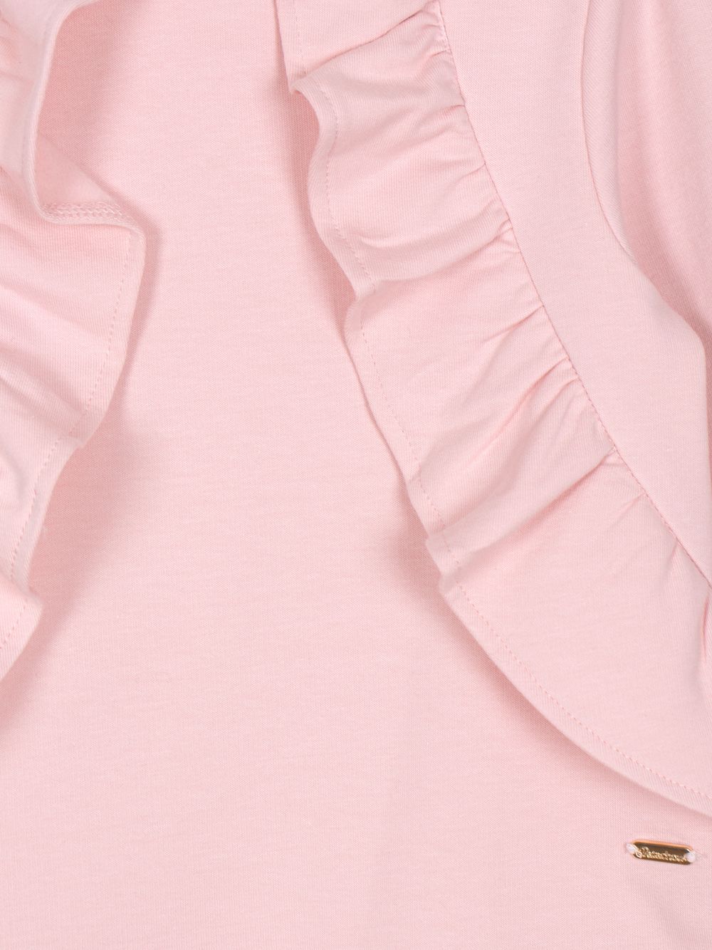 Pale pink ruffled dress