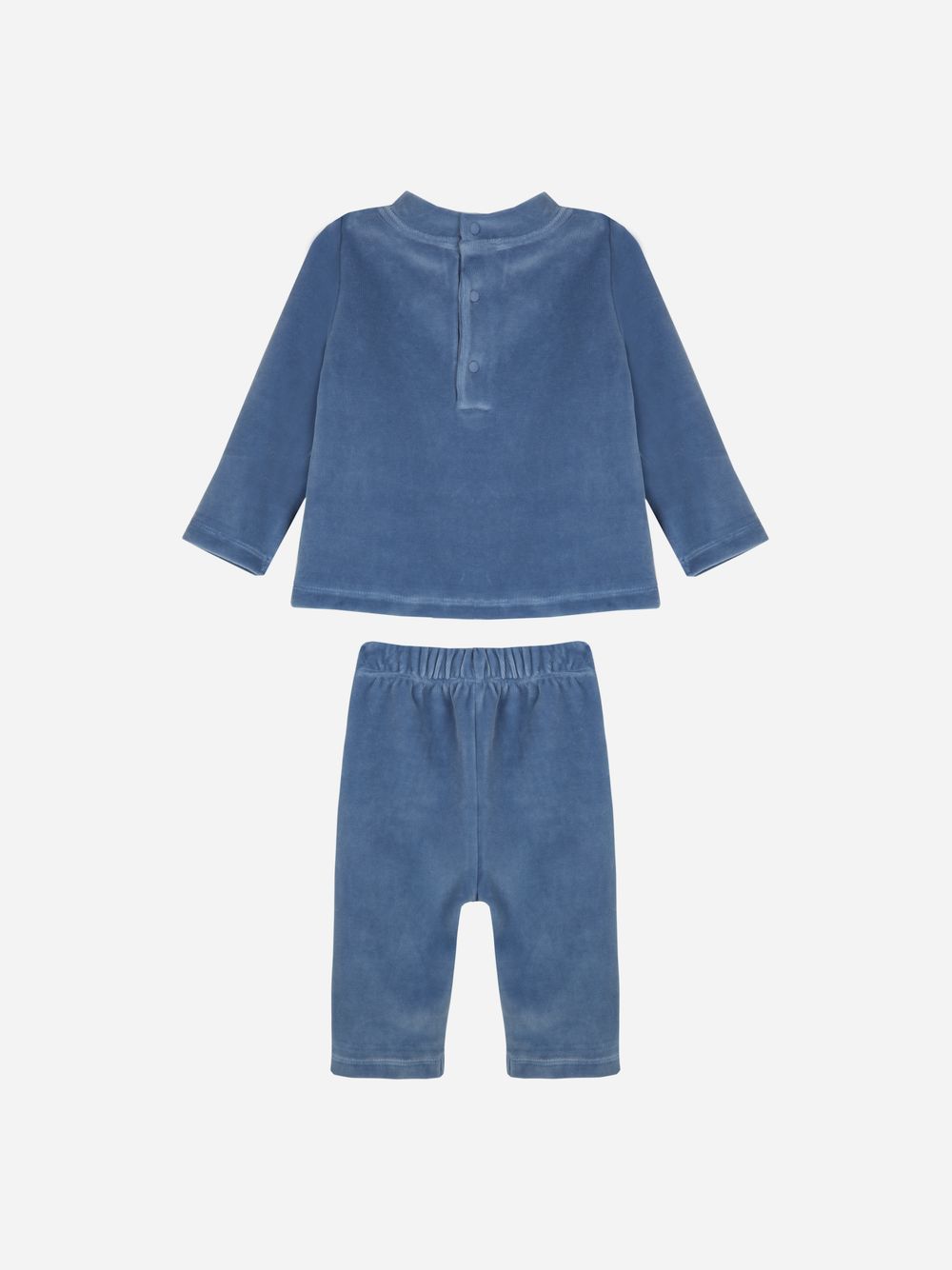 Indigo Blue velour bear set
