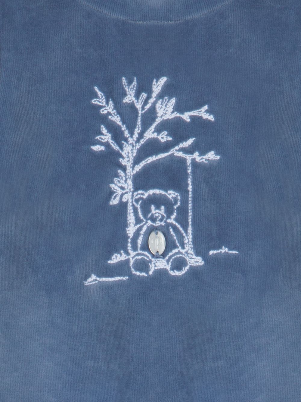 Indigo Blue velour bear set