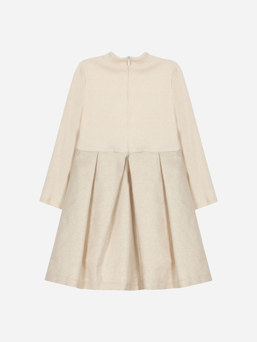 Gold and champagne lurex dress