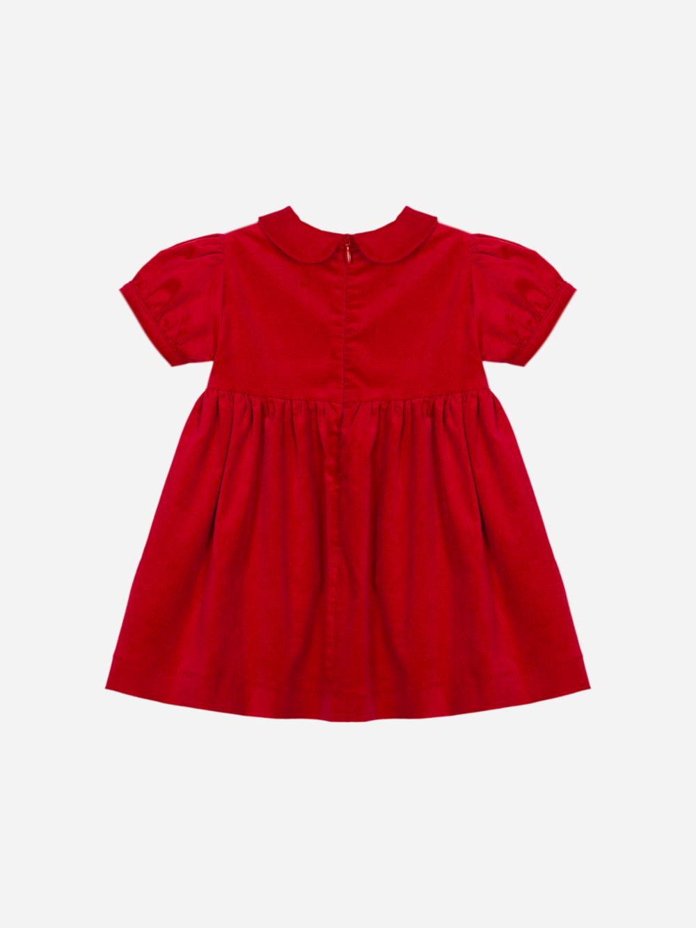 Red velvet dress