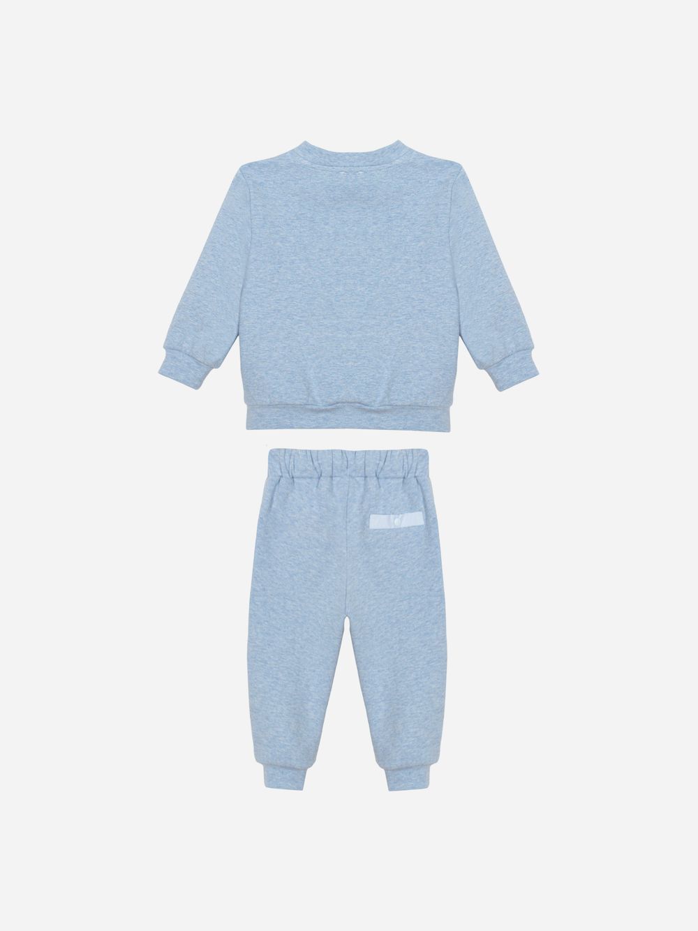 Blue cotton fleece set