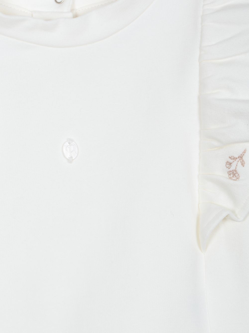 Ecru cotton fleece set