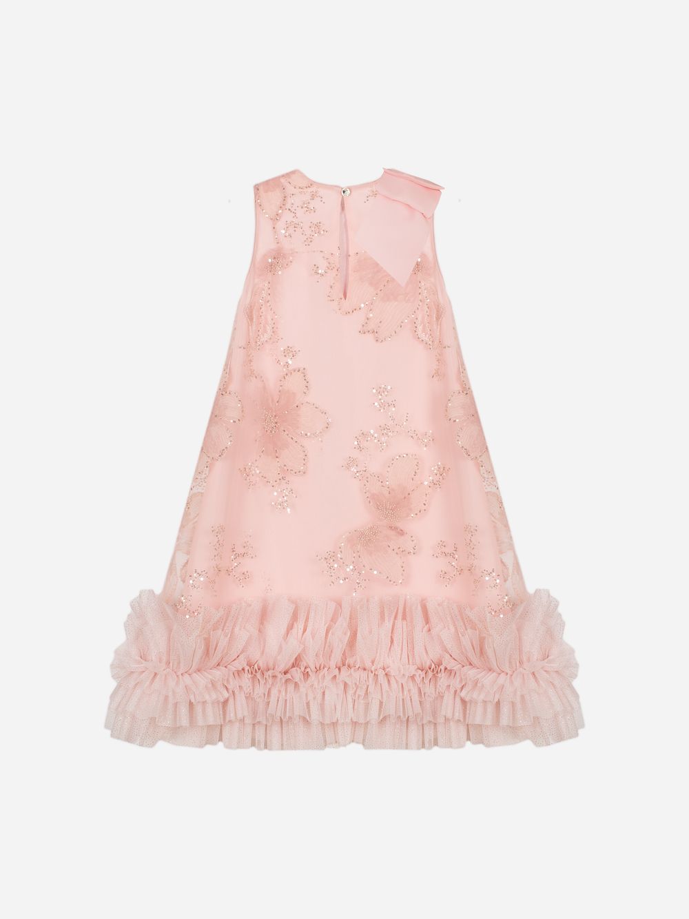 Pink rose haute couture dress
