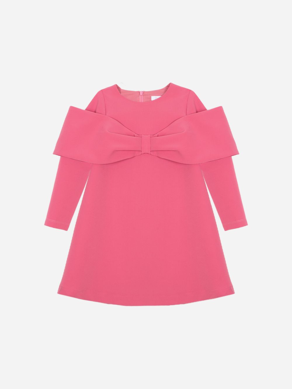 Candy pink crepe dress