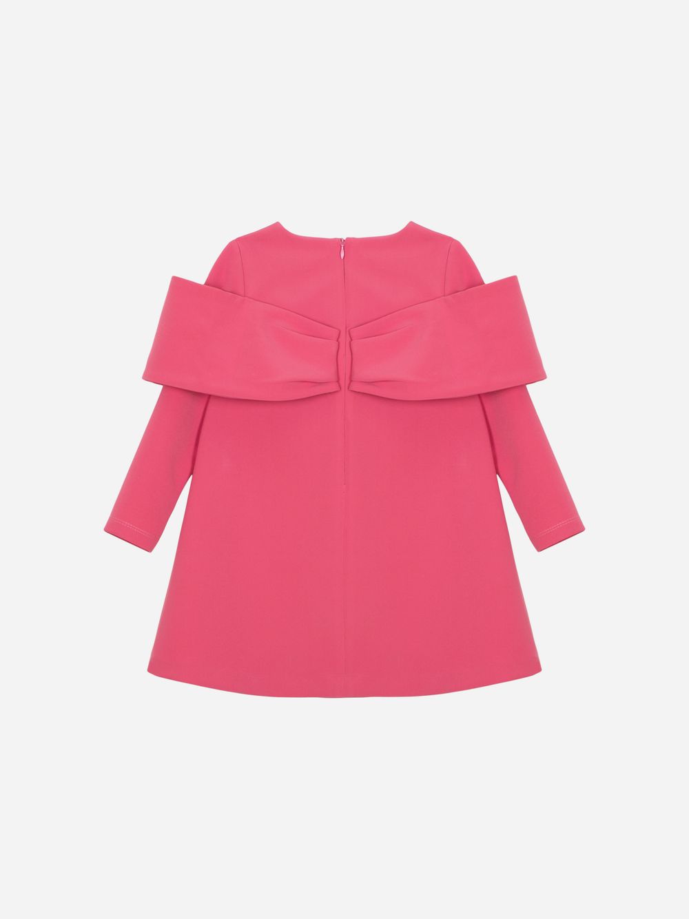 Candy pink crepe dress