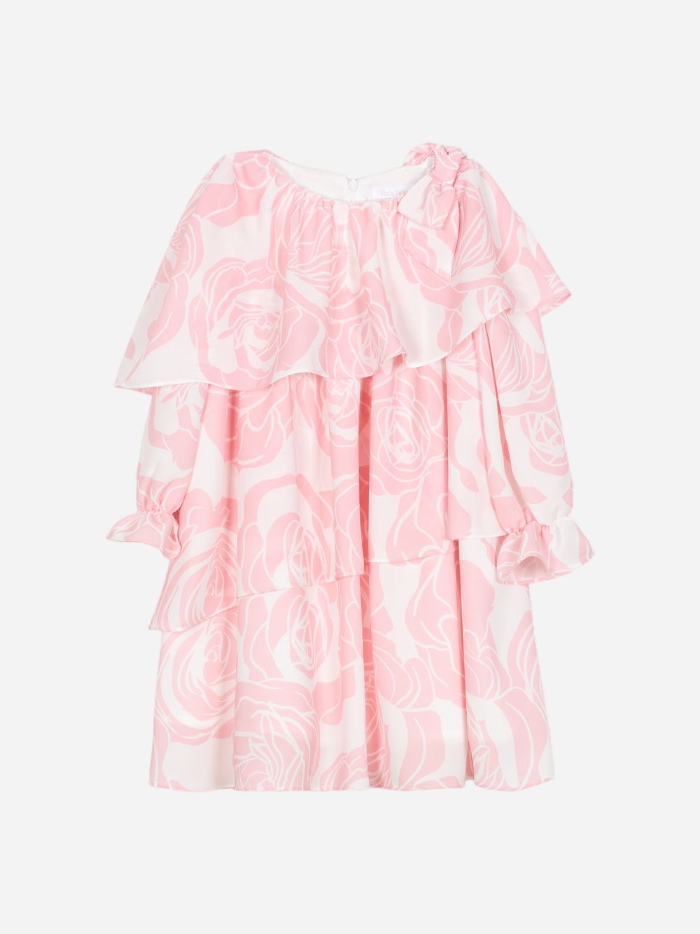 Printed chiffon dress