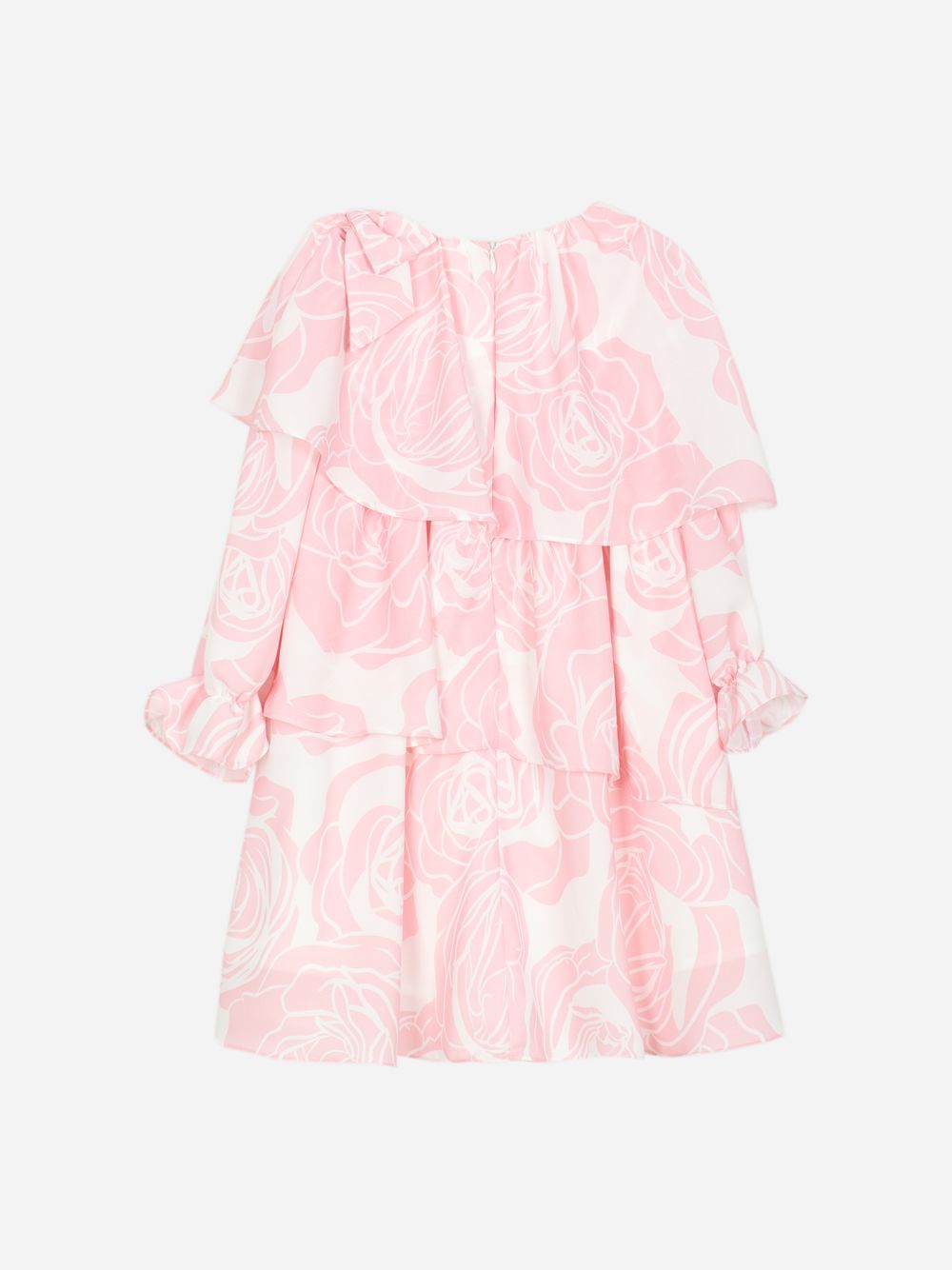 Printed chiffon dress