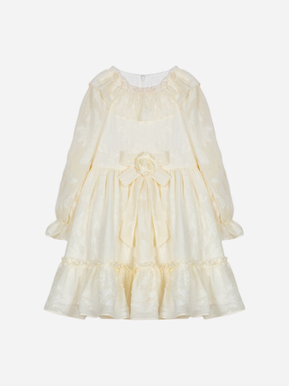 Patachou chiffon dress beige