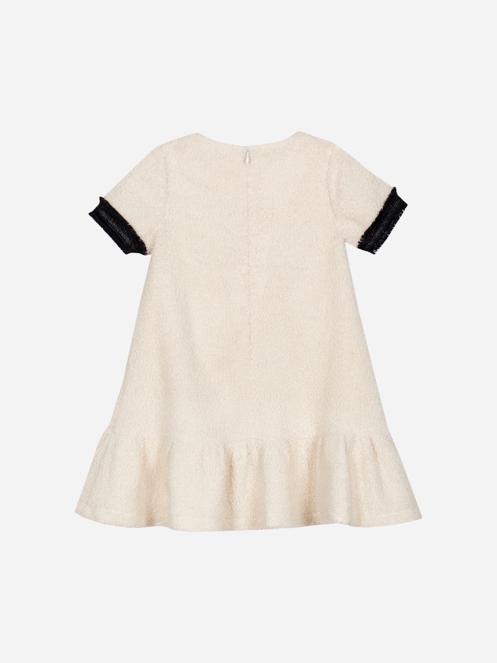 Ivory bouclé dress