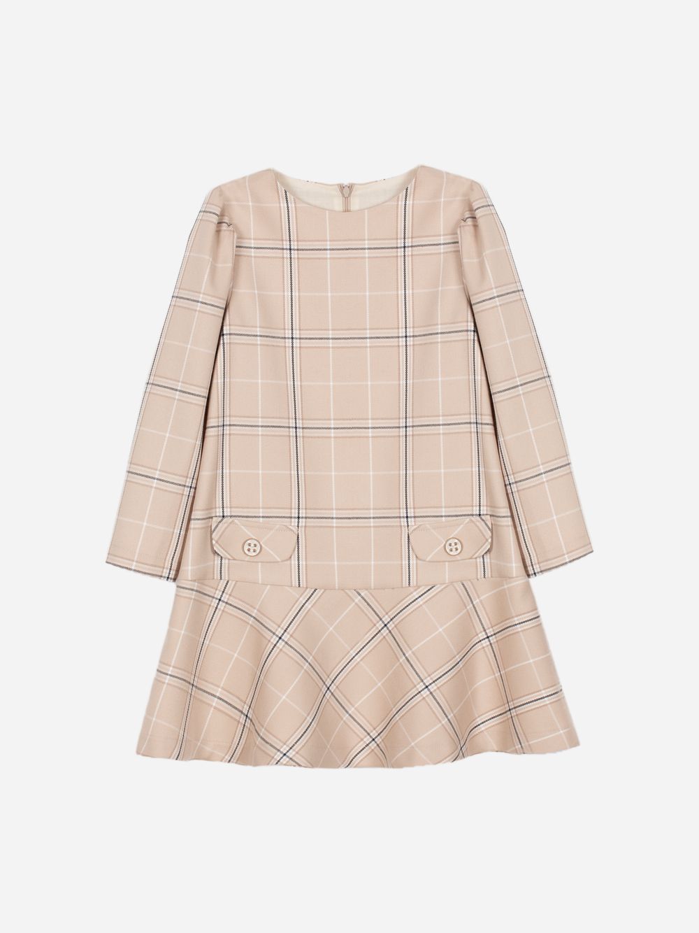 Plaid flannel dress