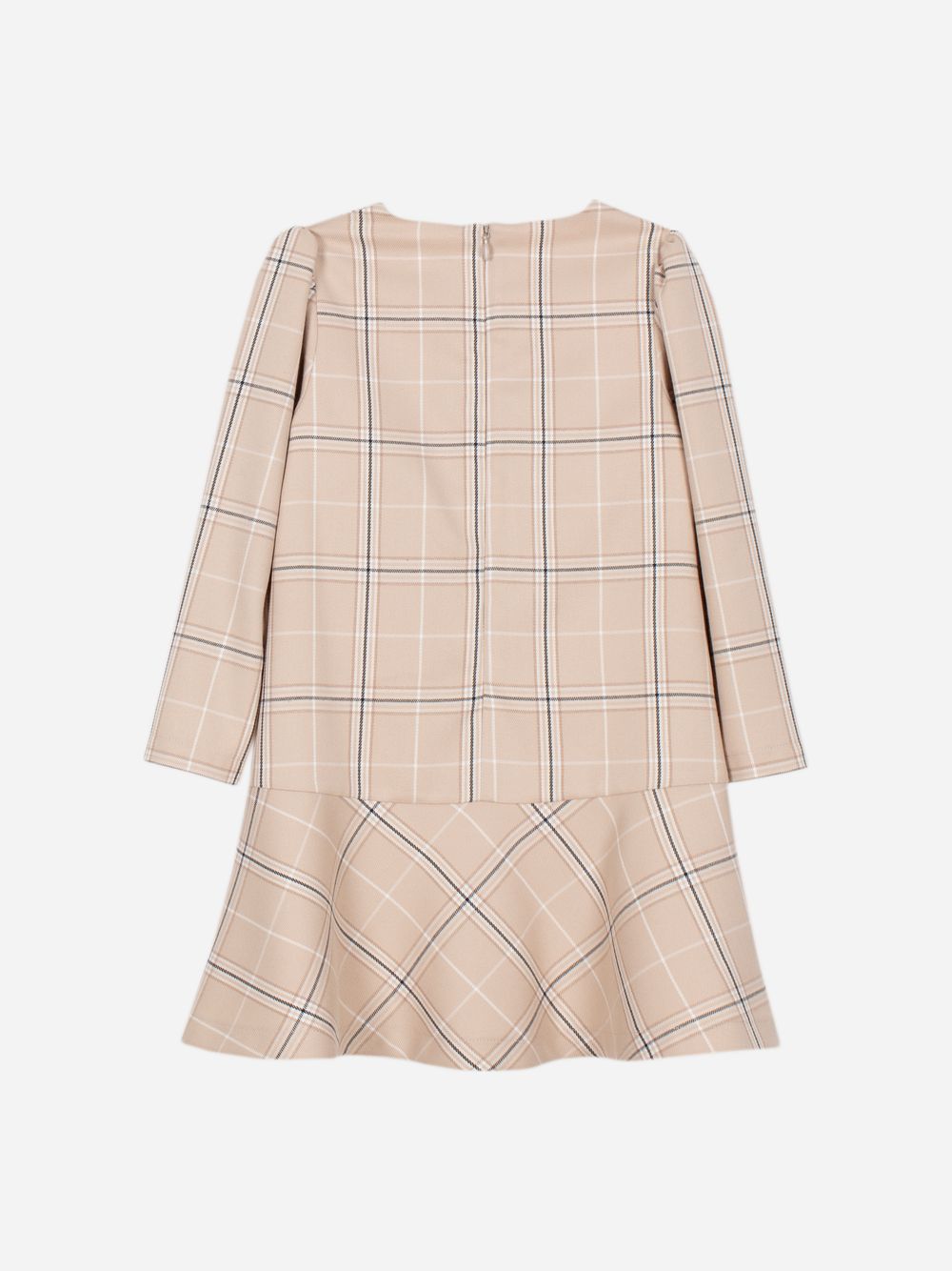 Plaid flannel dress