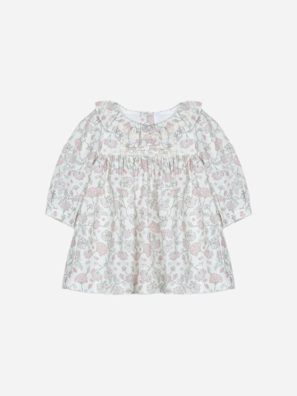 Floral viyela dress
