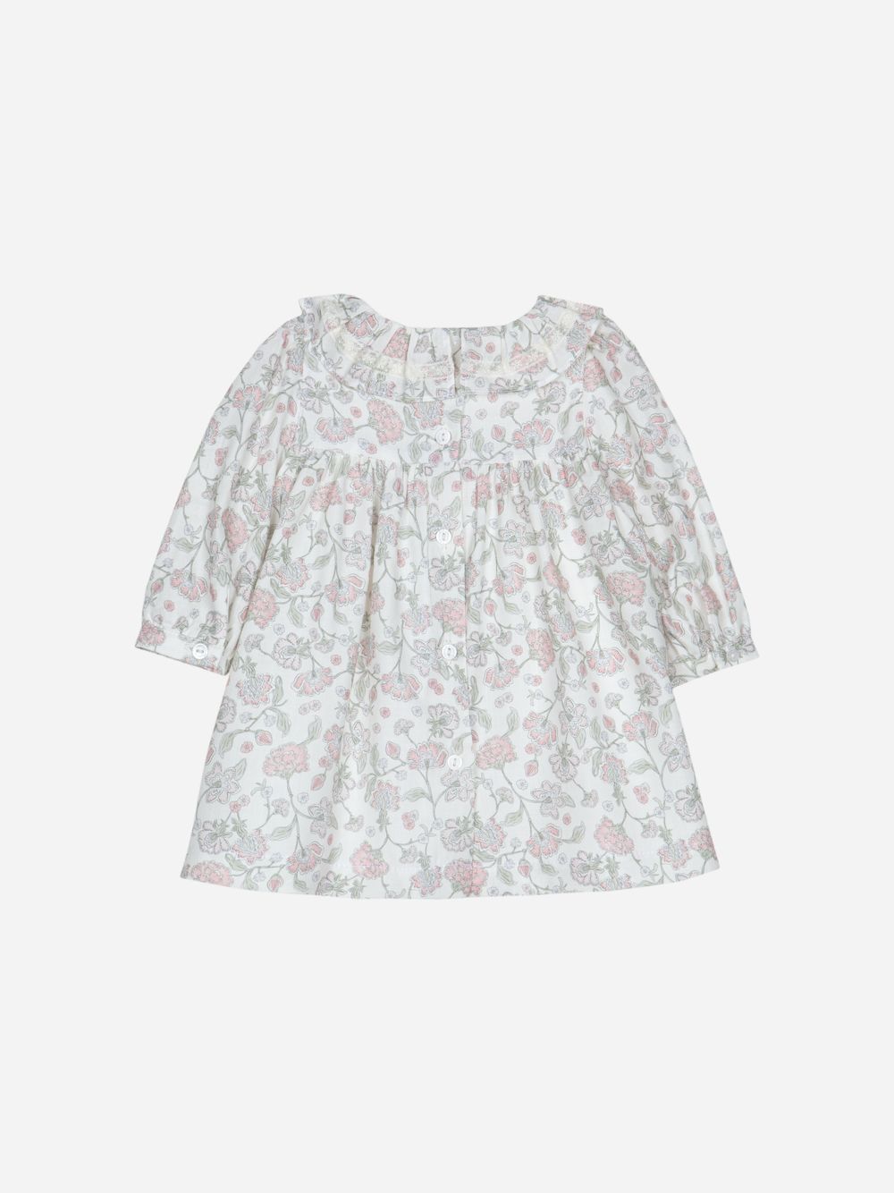 Floral viyela dress